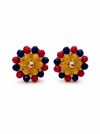 Aretes Pasíon tricolor