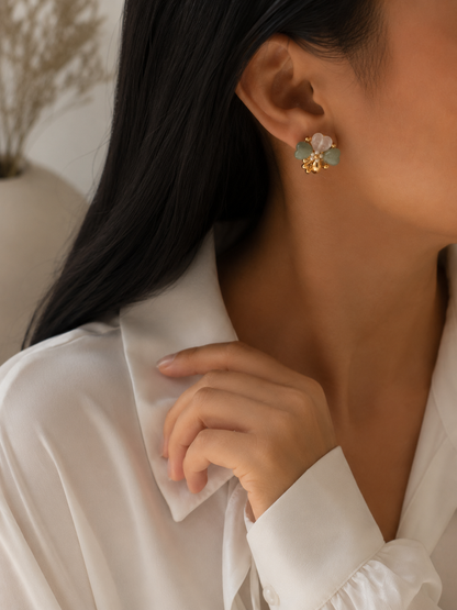 Aretes cuarzos