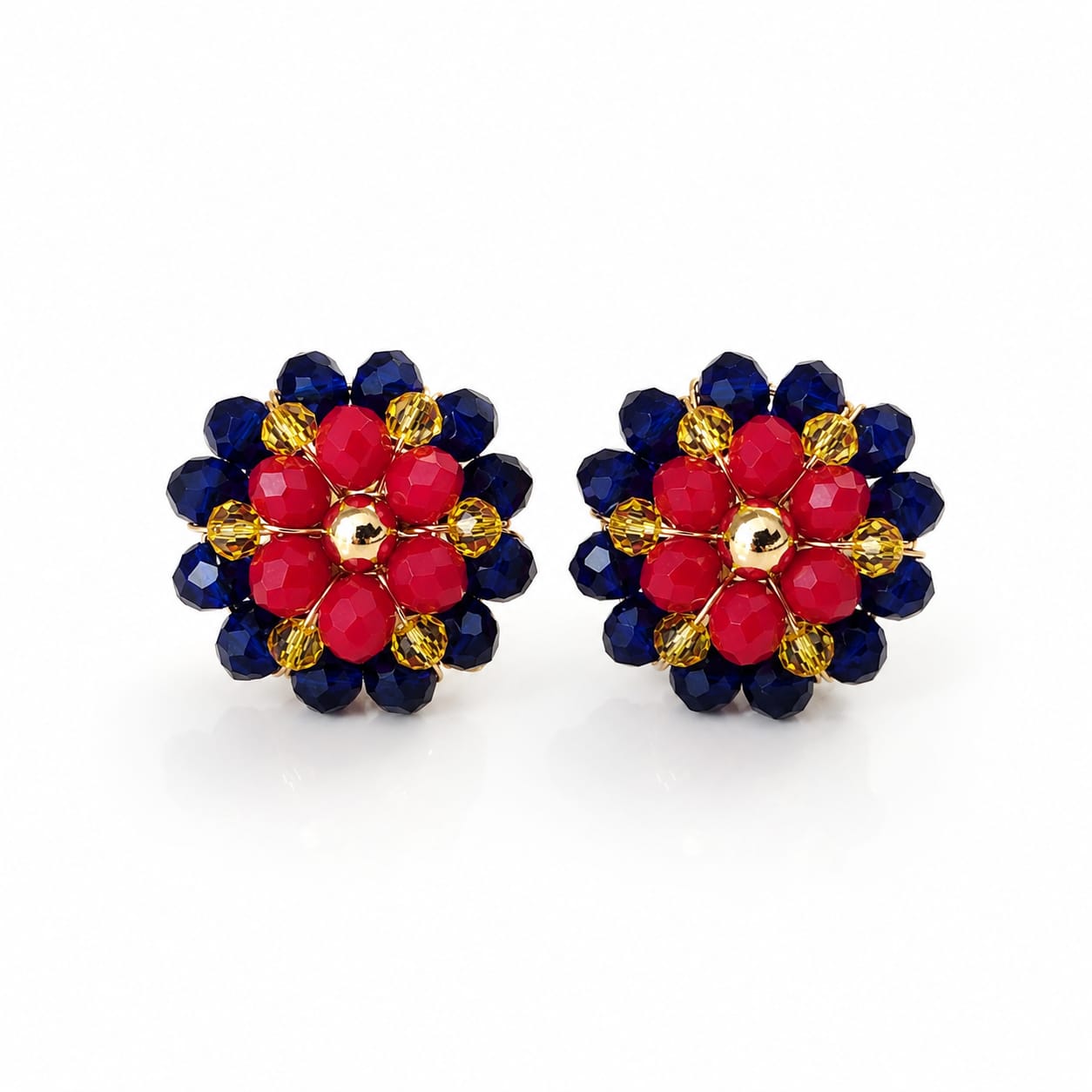 Aretes Pasíon tricolor