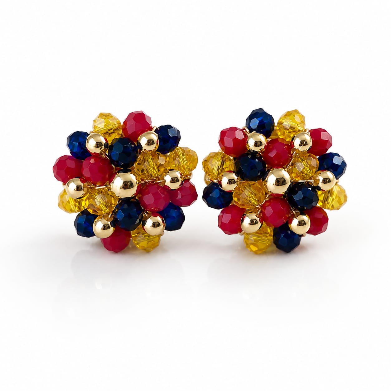 Aretes Pasíon tricolor