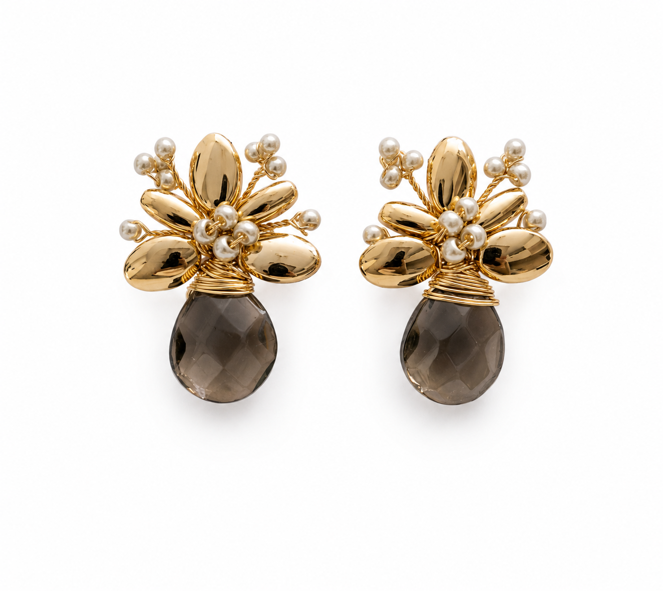 Aretes tejidos Noemi