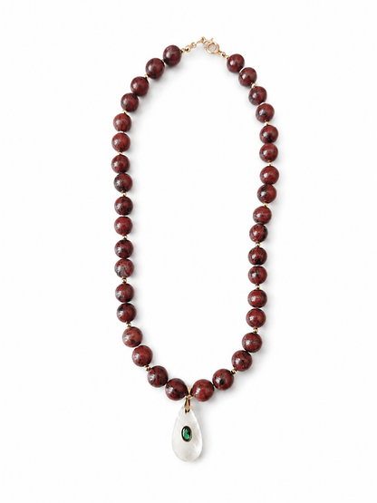 Collar Alma verde